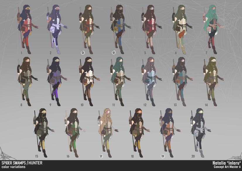 Character - Color Variations