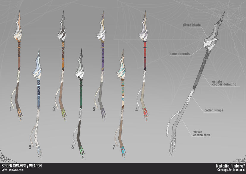 Weapon - Color Explorations