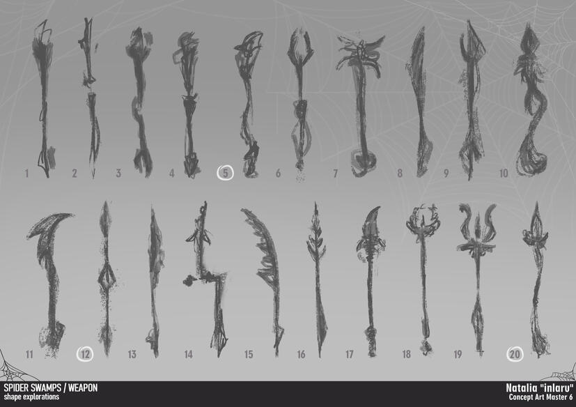 Weapon - Shape Explorations